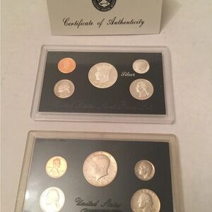 United States Mint Proof Set with Certificate